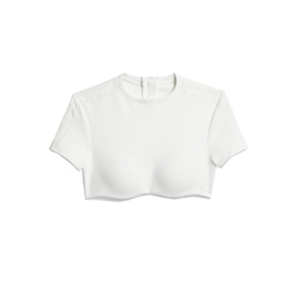 Ivy Park Rodeo Off-White Crop Top Sz L